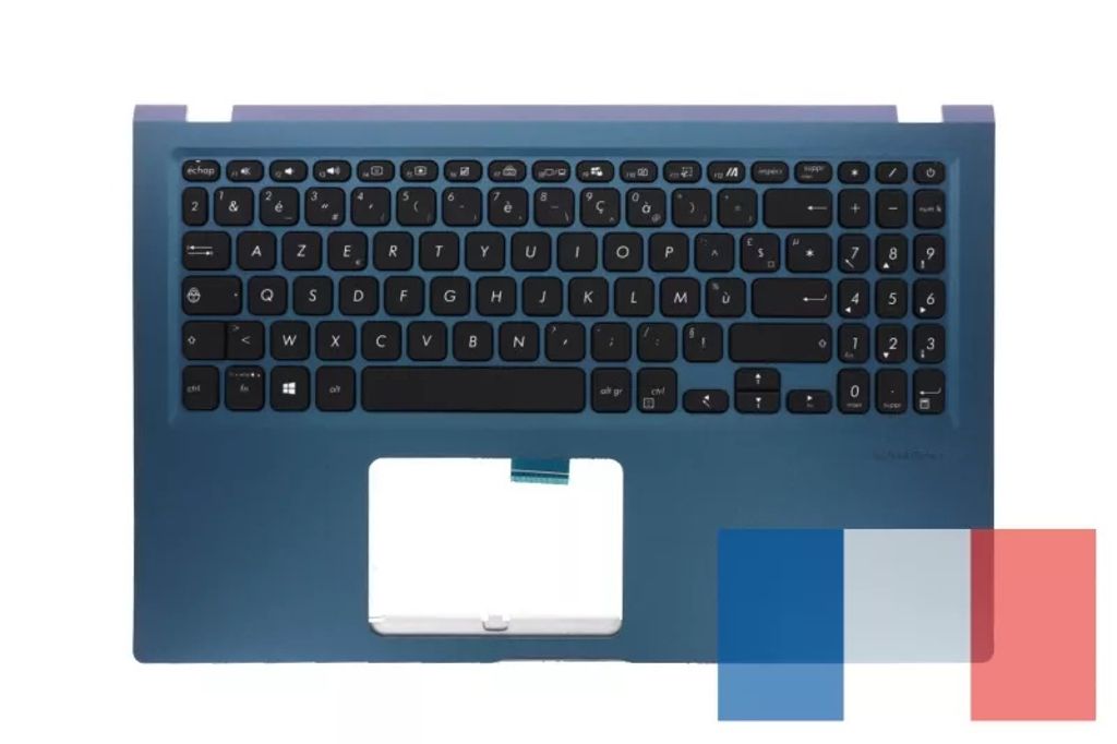 Asus X515JA-1B Keyboard (FRENCH) Module/AS (BACKLIGHT, WO/SD)
