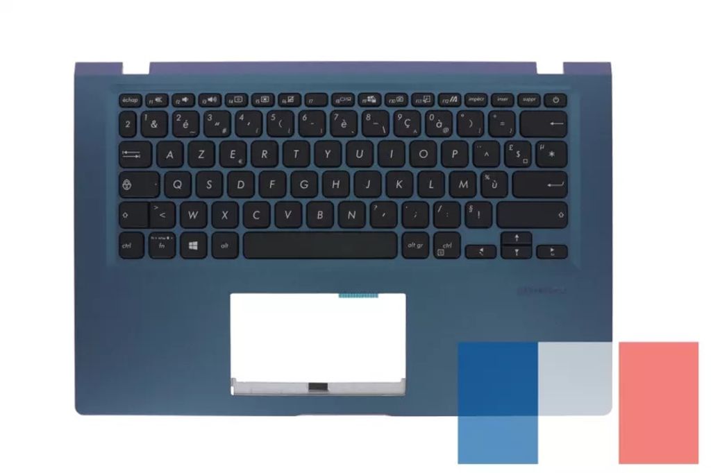 Asus X415JA-1B Keyboard (FRENCH) Module/AS (ISOLATION) (no SD)
