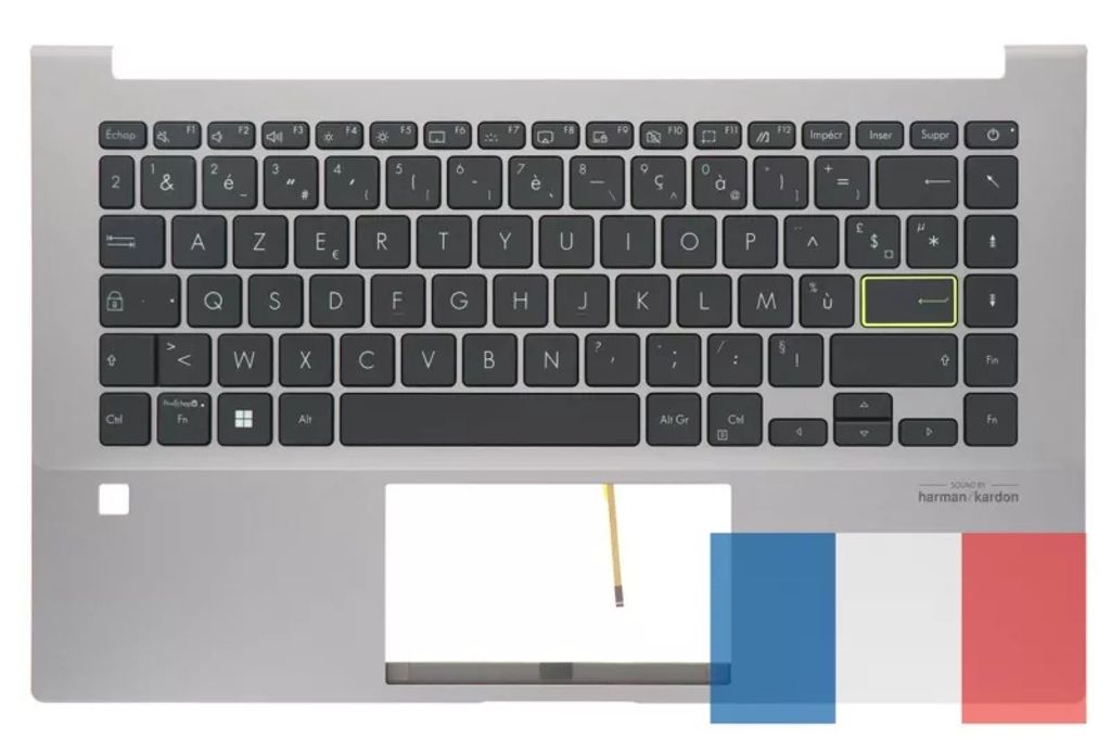 Asus X435EA-9E Keyboard (FRENCH) Module/AS (BACKLIGHT)