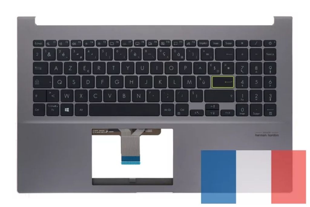 Asus X521UA-8G Keyboard (FRENCH) Module (BACKLIGHT)