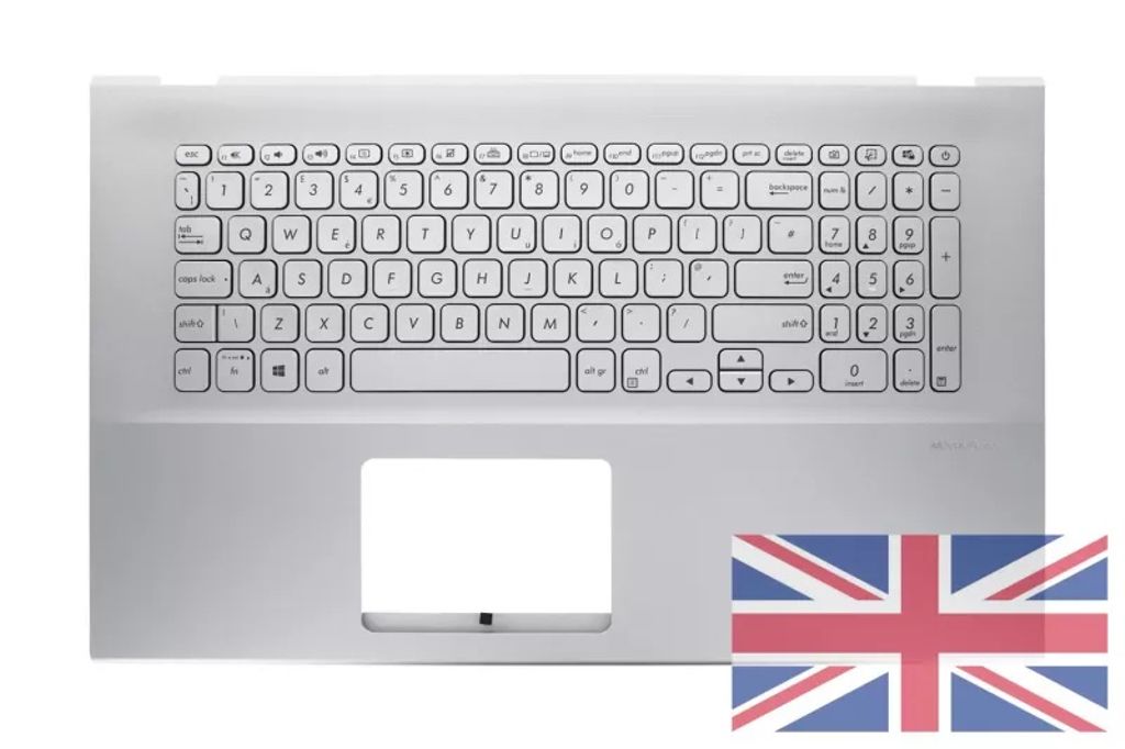 Asus X712EA-8S Keyboard (UK-ENGLISH) Module/AS (BACKLIGHT)