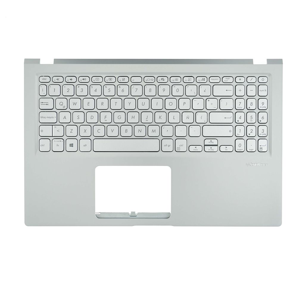 Asus X515EA-1S Keyboard (LATIN AMERICAN) Module/AS (ISOLATION, CHROMESILVER)