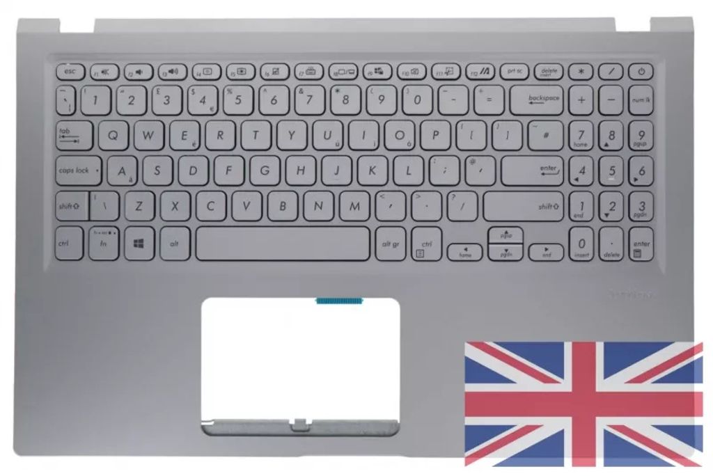 Asus X515EA-1S Keyboard (UK-ENGLISH) Module/AS (BACKLIGHT) (no SD)