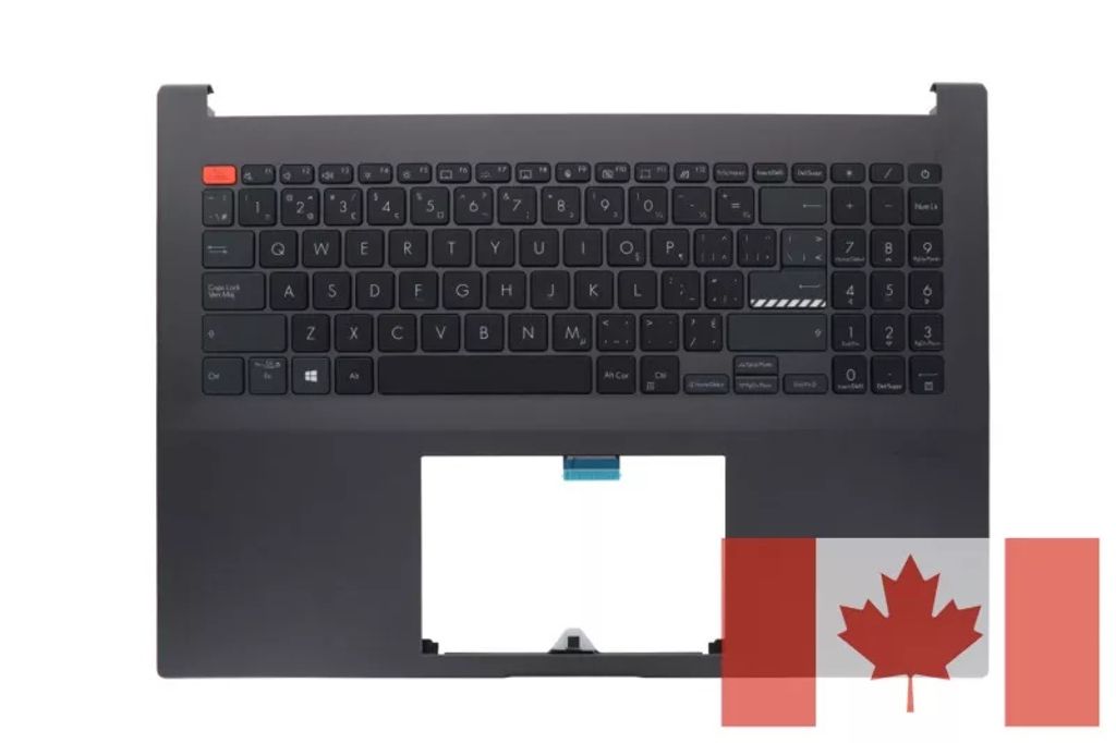 Asus X7600PC-9G Keyboard (CANADIAN BILINGUAL) Module/AS (BACKLIGHT)
