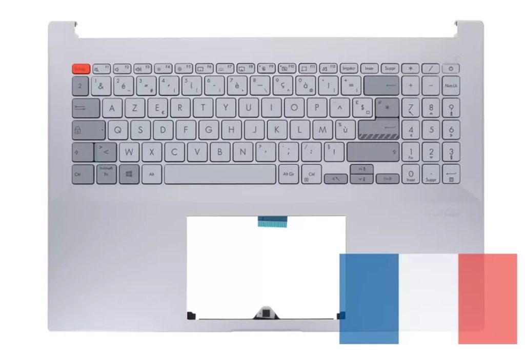 Asus X7600PC-8S Keyboard (FRENCH) Module/AS (BACKLIGHT)