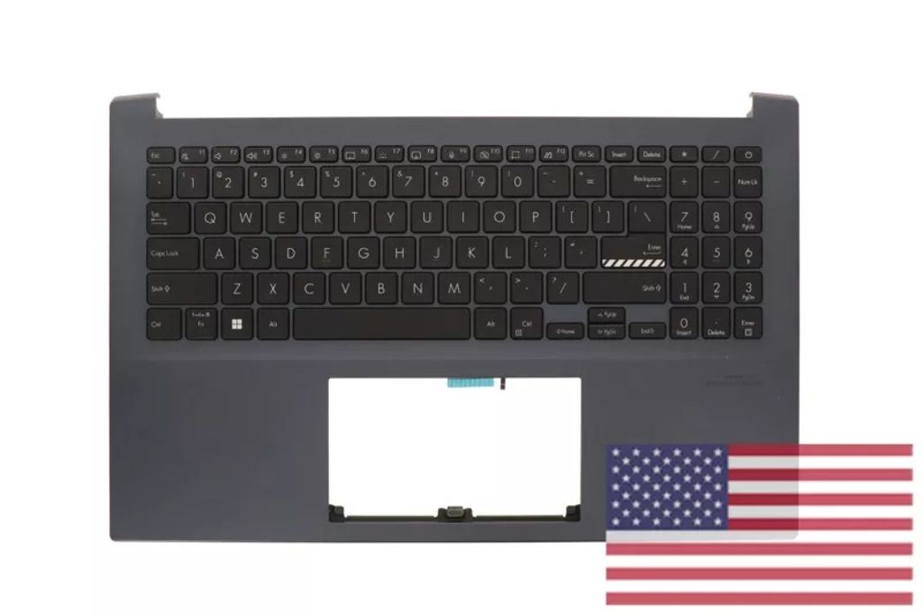 Asus M3500QC-2B Keyboard (US-ENGLISH) Module/AS (BACKLIGHT, no FP)