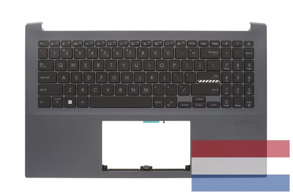 Asus M3500QC-2B Keyboard (US-ENGLISH INTERNATIONAL) Module/AS (BACKLIGHT, FP)