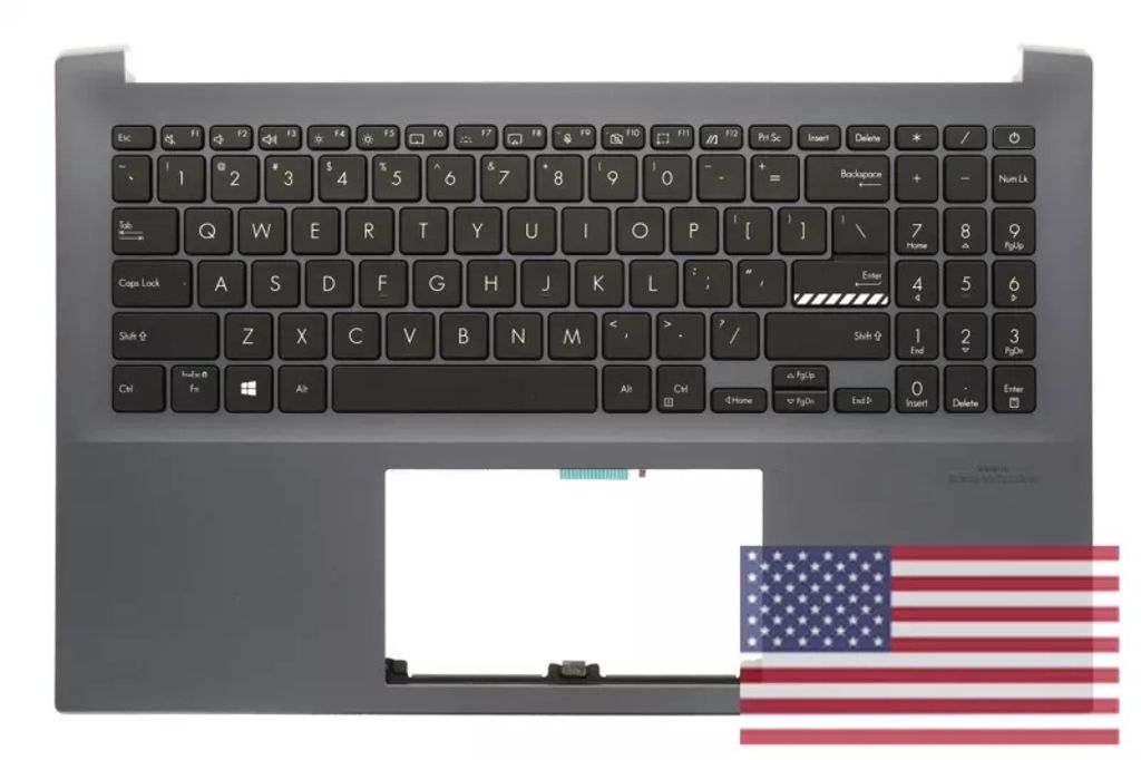 Asus X3500PA-2B Keyboard (US-ENGLISH) Module/AS (BACKLIGHT, FP)