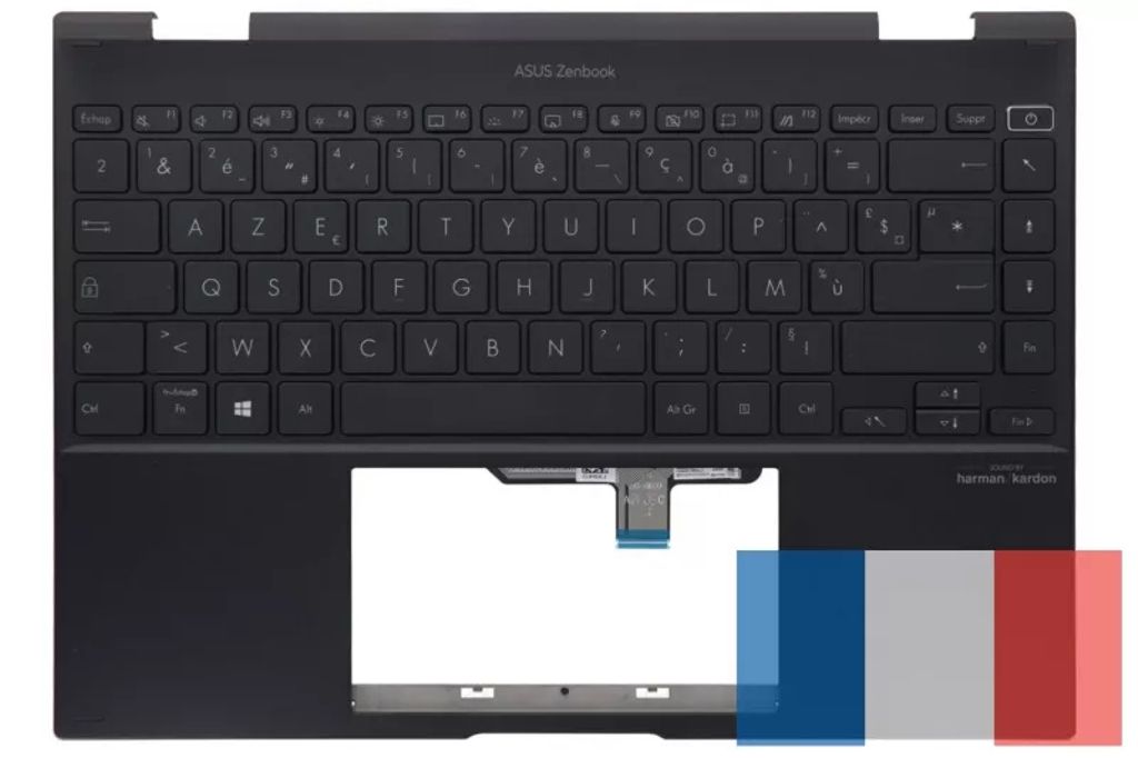 Asus UN5401QA-3K Keyboard (FRENCH) Module/AS (BACKLIGHT)