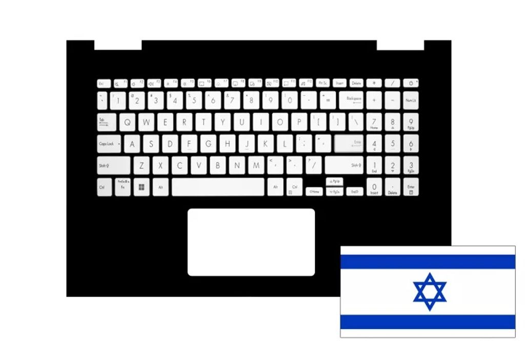 Asus UP5302ZA-8B Keyboard (HEBREW) Module/AS (BACKLIGHT)