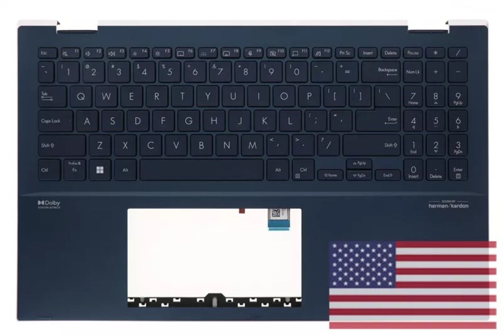 Asus UP6502ZD-2B Keyboard (US-ENGLISH) Module/AS (BACKLIGHT, RGB)