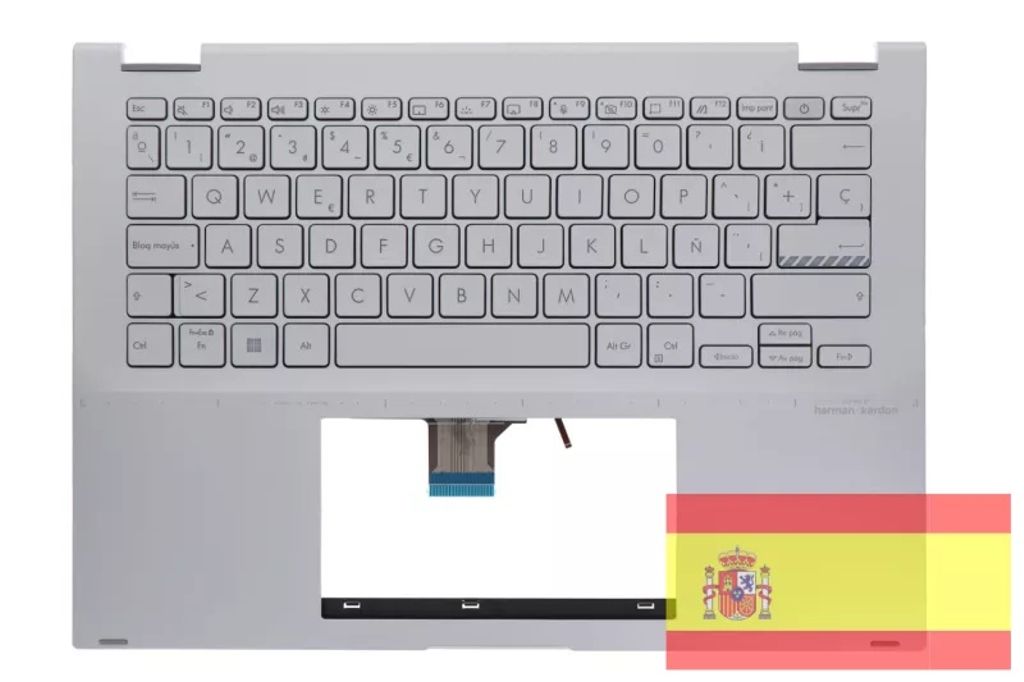 Asus TP3402ZA-2S Keyboard (SPANISH) Module ODM (BACKLIGHT) (no FP button)