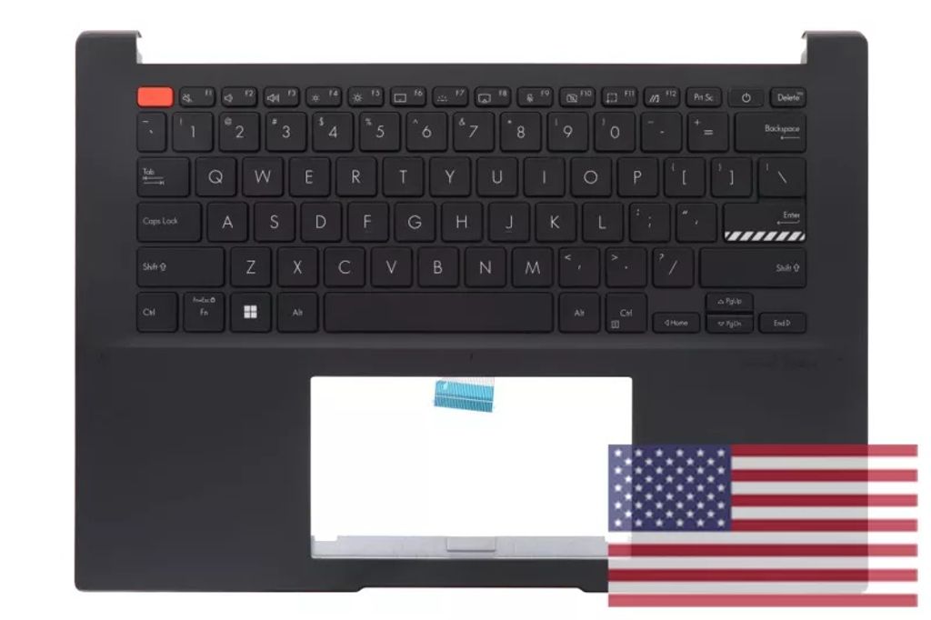 Asus S5402ZA-8K Keyboard (US-ENGLISH) Module/AS ODM (BACKLIGHT, FP)