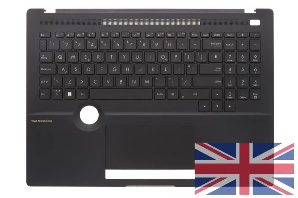 Asus H7600ZX-2B Keyboard (UK-ENGLISH) Module/AS (BACKLIGHT)