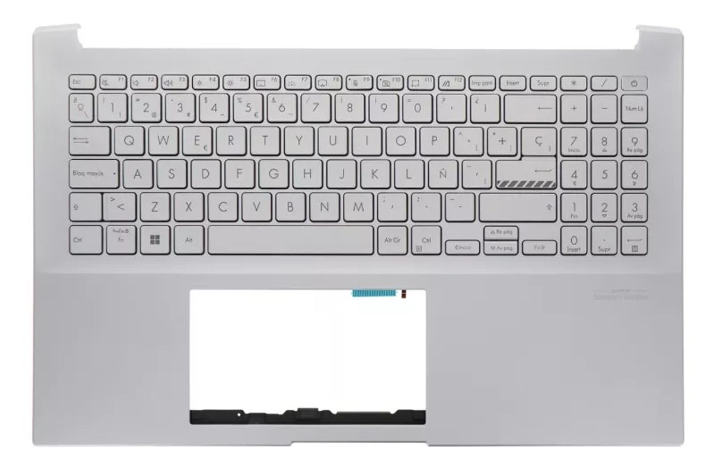 Asus M6500QC-2S Keyboard (SPANISH) Module/AS (BACKLIGHT) (BAC)