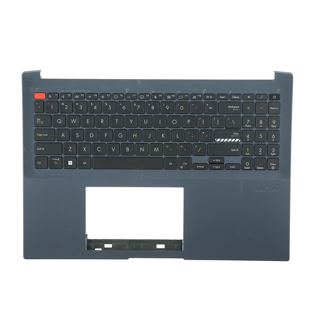 Asus K6602ZE-2B Keyboard (US-ENGLISH) Module ODM (BACKLIGHT) (WITH FP BUTTON)