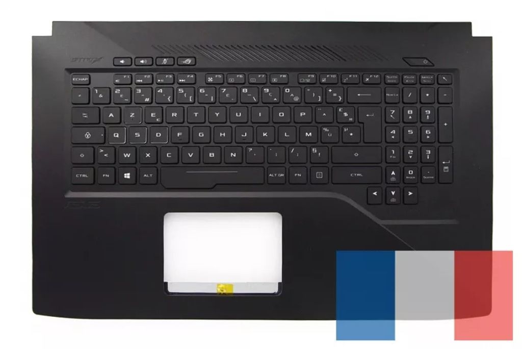 Asus GL703GE-1B Keyboard (FRENCH) Module/AS (BACKLIGHT, RGB 4-ZONE)