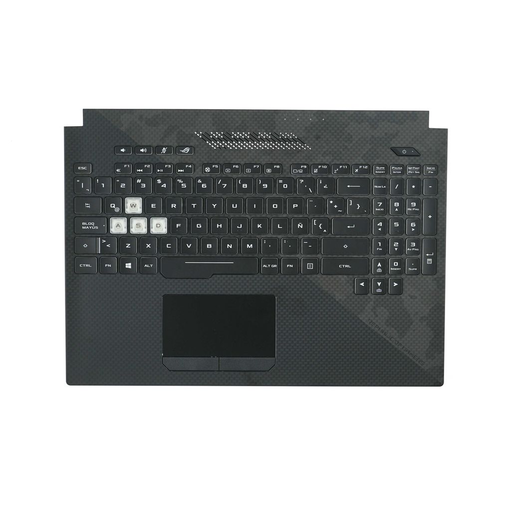 Asus GL504GS-1A Keyboard (LATIN AMERICAN) Module/AS (BACKLIGHT, RGB 4-ZONE) (with TP)
