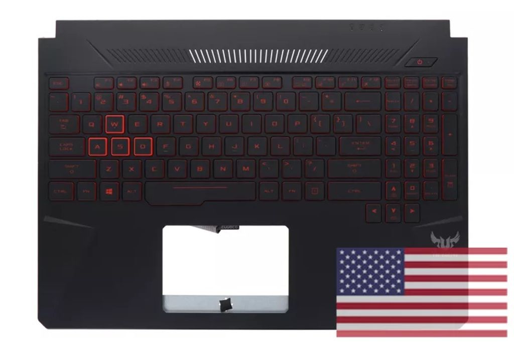 Asus FX505GE-1B Keyboard (US-ENGLISH) Module/AS (BACKLIGHT)