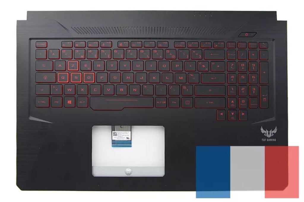 Asus FX705DY-1B Keyboard (FRENCH) Module/AS 2FIN (BACKLIGHT)