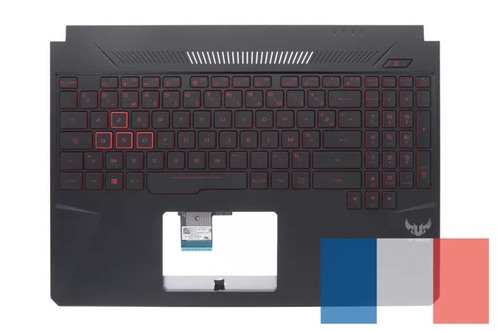 Asus FX505DY-1B Keyboard (FRENCH) Module/AS (WITH MYLAR) 2FIN (BACKLIGHT)