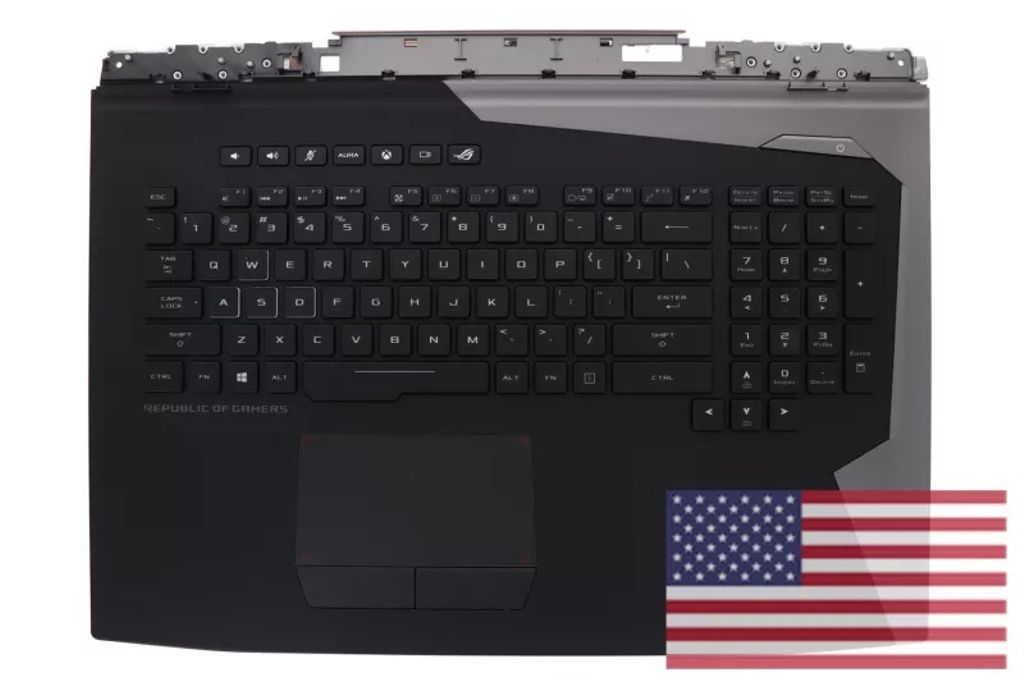 Asus G703GX-1A Keyboard (US-ENGLISH) Module/AS (BACKLIGHT & TOUCHPAD)