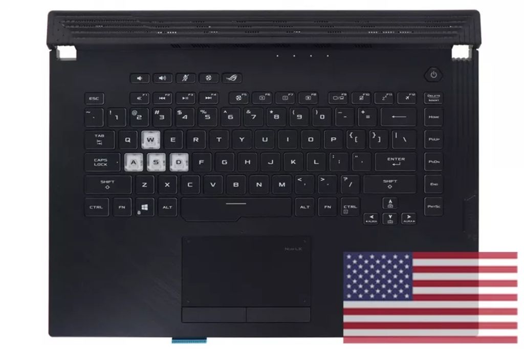 Asus G531GV-1C Keyboard (US-ENGLISH) Module (BACKLIGHT, RGB 4-ZONE) X70 (LIGHTING TP)