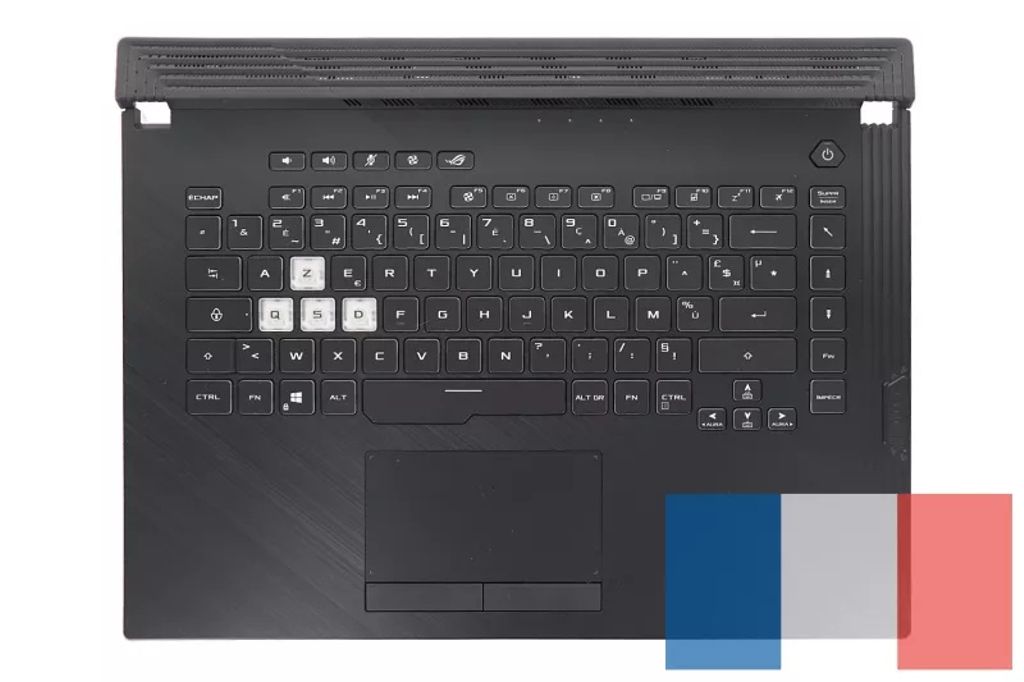 Asus G531GT-1C Keyboard (FRENCH) Module (BACKLIGHT, RGB CHIC) X50