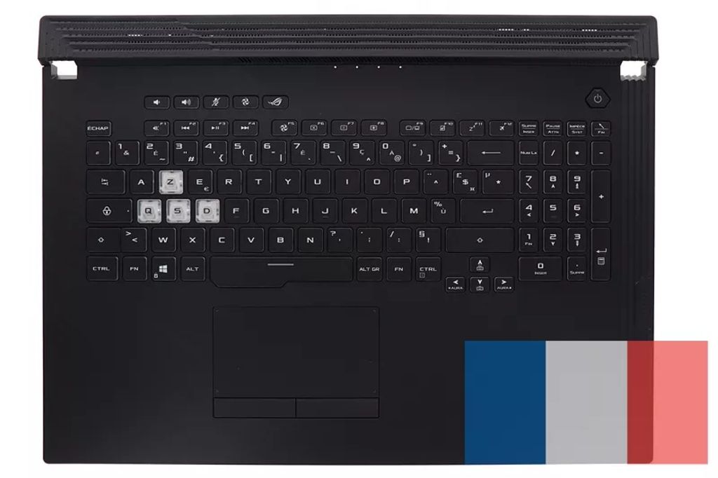 Asus G731GU-1C Keyboard (FRENCH) Module (BACKLIGHT, RGB 4-ZONE) X70
