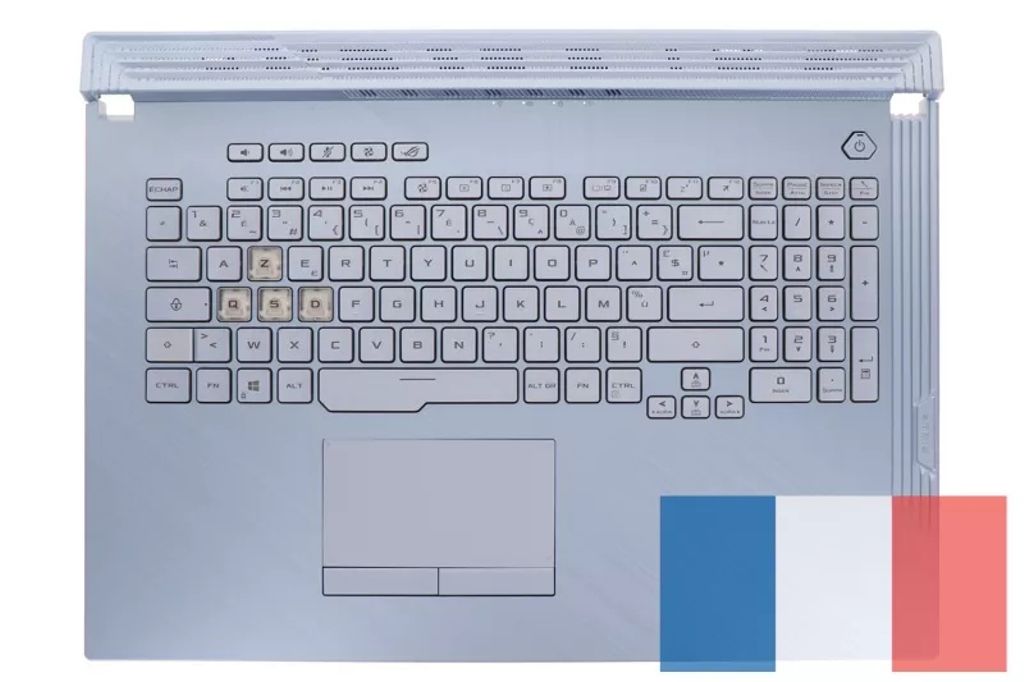 Asus G731GU-1F Keyboard (FRENCH) Module (BACKLIGHT, RGB CHIC) X70