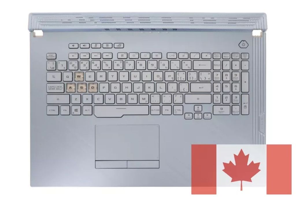 Asus G731GU-1F Keyboard (CANADIAN BILINGUAL) Module (BACKLIGHT, RGB CHIC) X50