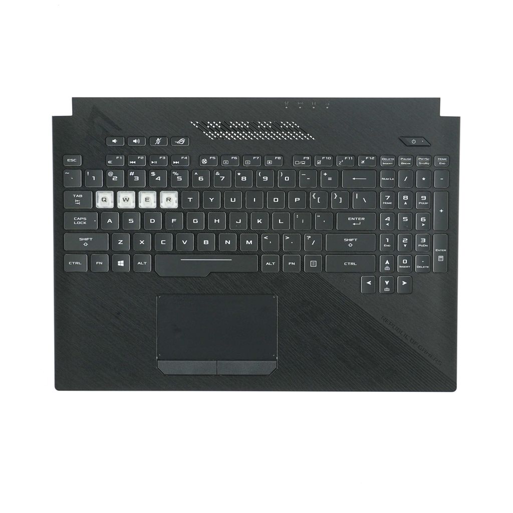 Asus GL504GV-1B Keyboard (US-ENGLISH) Module/AS (BACKLIGHT, RGB 4-ZONE) (with TP)