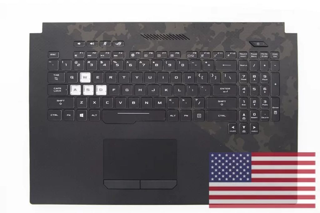 Asus GL704GV-1A Keyboard (US-ENGLISH) Module (W/TP)