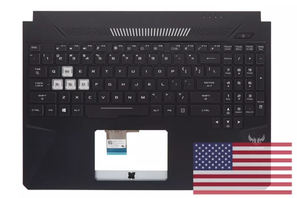 Asus FX505DD-1C Keyboard (US-ENGLISH) Module/AS