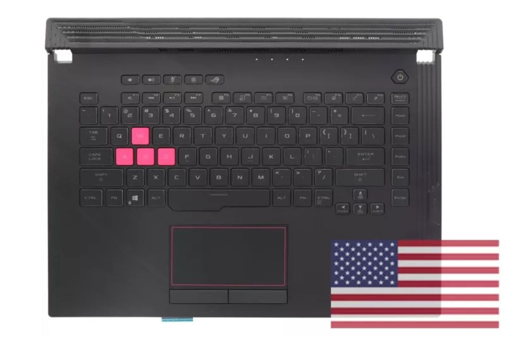 Asus G512LWS-1H Keyboard (US-ENGLISH) Module (BACKLIGHT & TOUCHPAD)