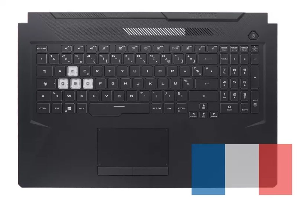 Asus FA706IU-1A Keyboard (FRENCH) Module/AS (BACKLIGHT & TOUCHPAD)