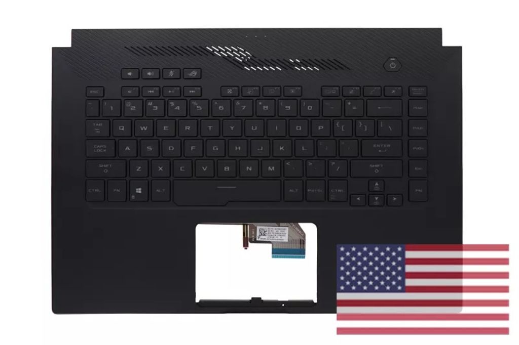 Asus GA502IU-4A Keyboard (US-ENGLISH) Module/AS (WITH WHITE BACKLIGHT)