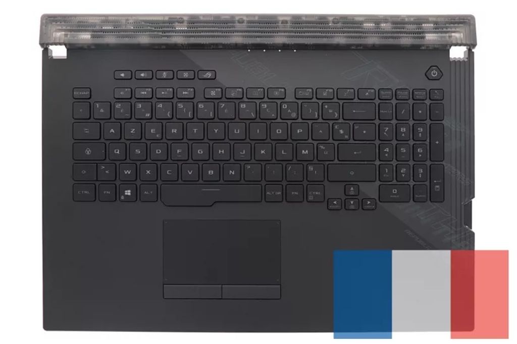 Asus G732LXS-1A Keyboard (FRENCH) Module (BACKLIGHT & TOUCHPAD)
