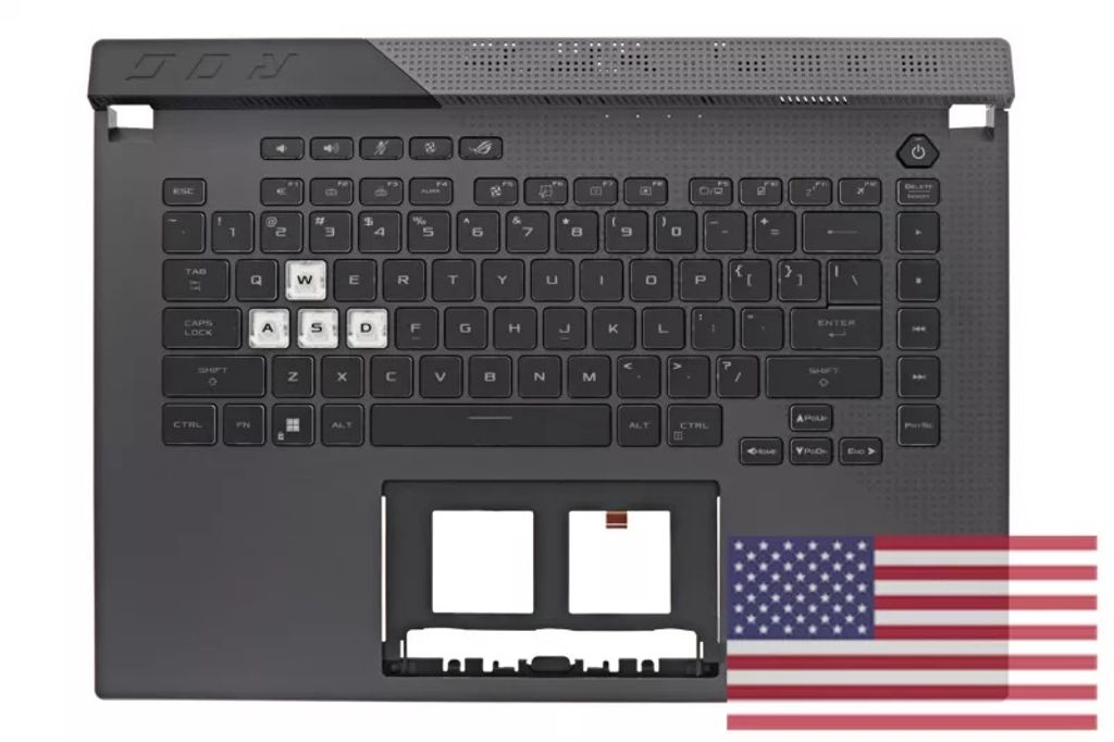 Asus G513QM-1F Keybord (US-ENGLISH) Module (BACKLIGHT, RBG 4-ZONE) X60