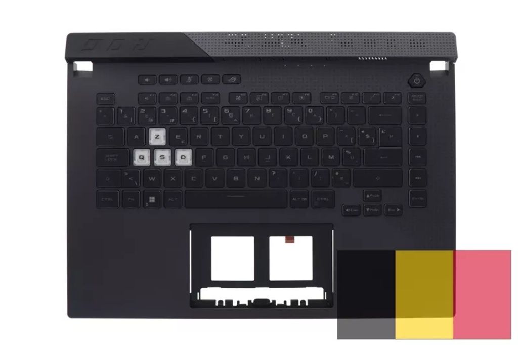 Asus G513QM-1F Keyboard (BELGIAN) Module (BACKLIGHT, RGB 4-ZONE)