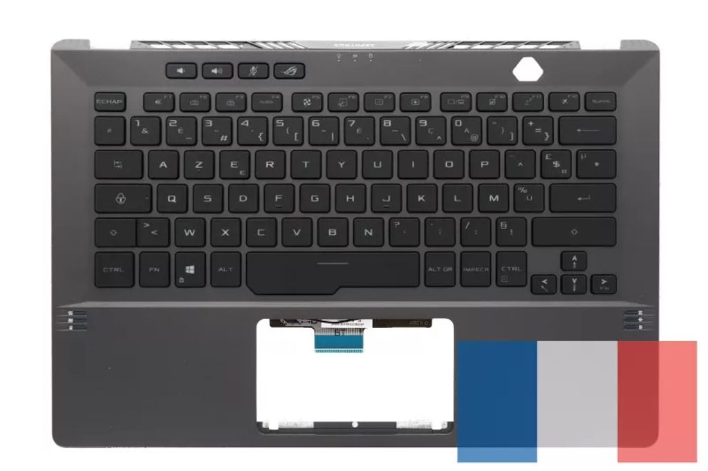 Asus GA401QM-1E Keyboard (FRENCH) Module Tasun (BACKLIGHT, WHITE)