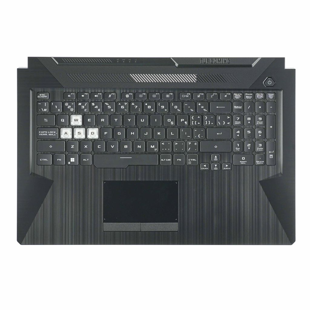 Asus FA706QR-2A Keyboard (CANADIAN BILINGUAL) Module/AS (RGB) 3FIN/90W (with TP)