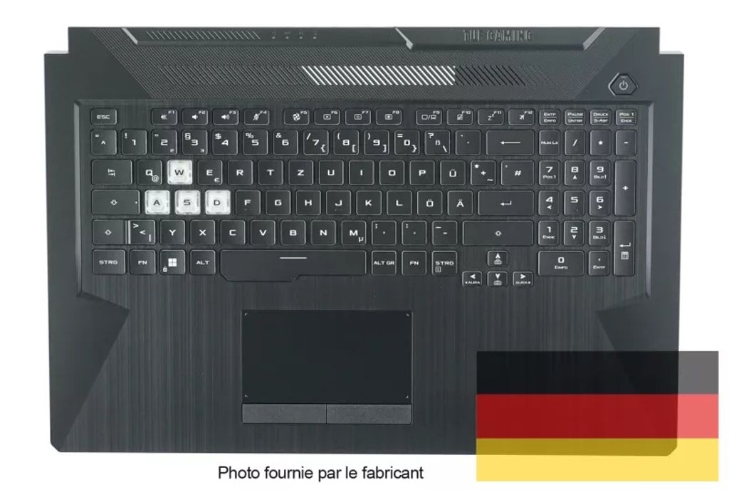 Asus FA706QR-2A Keyboard (GERMAN) Module/AS (RGB, W/TP)