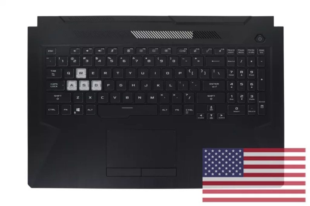Asus FA706QR-2A Keyboard (US-ENGLISH) Module/AS (RGB, W/TP)