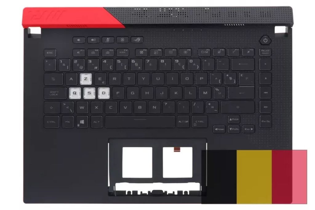 Asus G513QY-2C Keyboard (BELGIAN) Module (BACKLIGHT, RGB 4-ZONE)