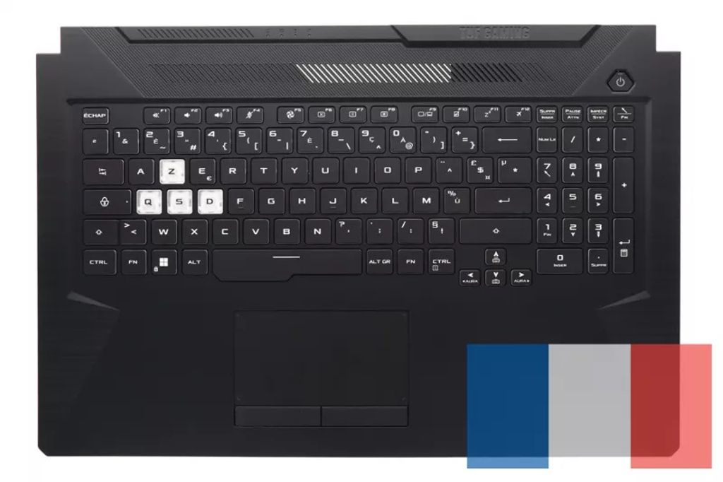 Asus FX706HE-2A Keyboard (FRENCH) Module/AS (1-ZONE RGB)