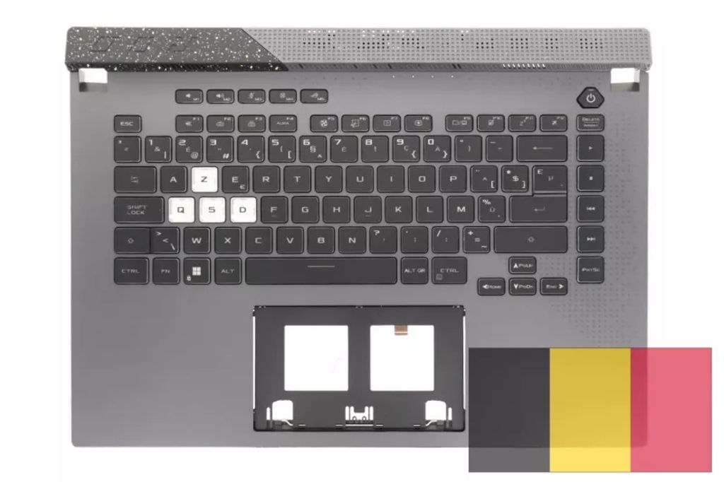Asus G513RX-2F Keyboard (BELGIAN) Module (BACKLIGHT, RGB 4-ZONE)