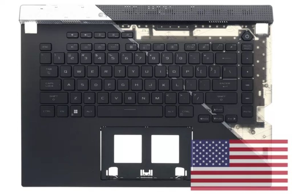 Asus G533ZX-2S Keyboard (US-ENGLISH) Module (BACKLIGHT, RGB PER KEY)