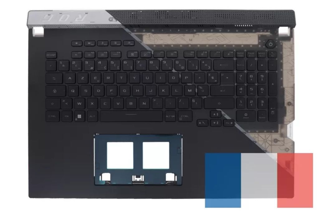 Asus G733ZX-2S Keyboard (FRENCH) Module (BACKLIGHT, RGB PER KEY)