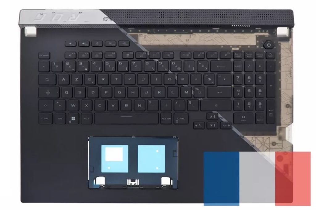 Asus G733CX-2A Keyboard (FRENCH) Module (BACKLIGHT, RGB PERKEY)